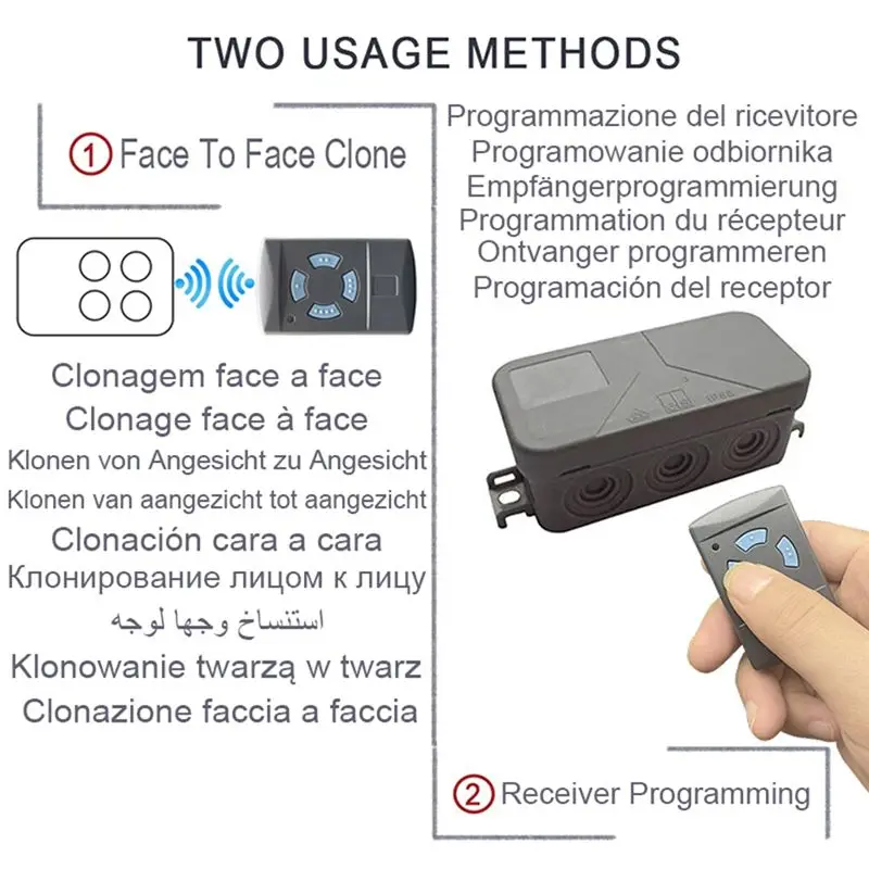B27B HSM4 868Mhz Garage Door / Gate Remote Control HSE2 HSE4 HSM2 HS1 HS2 HS4 HSZ1 HSZ2 HSP4 868 Garage Door Opener
B27B HSM4 868Mhz Garage Door / Gate Remote Control HSE2 HSE4 HSM2 HS1 HS2 HS4 HSZ1 HSZ2 HSP4 868 Garage Door Opener