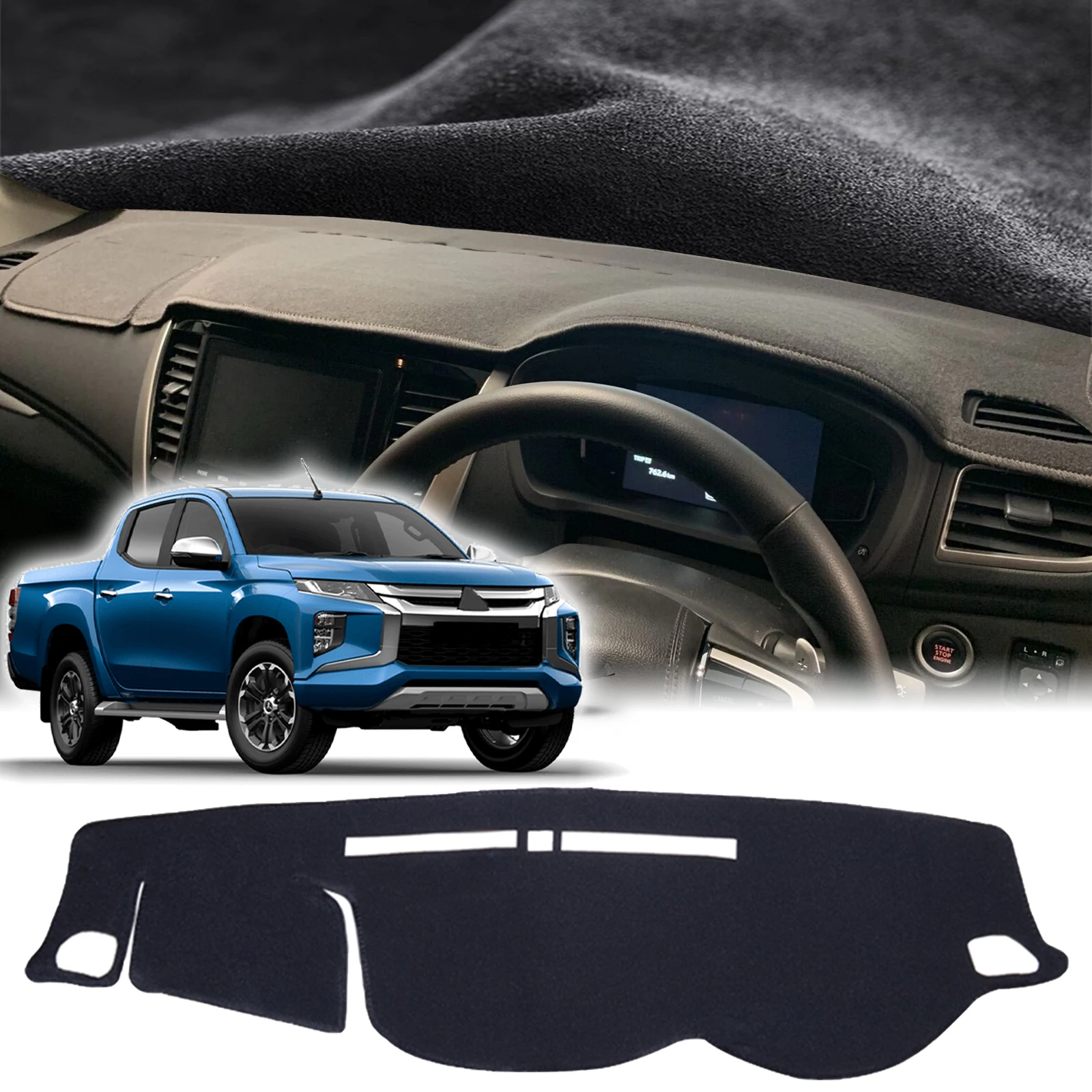 fit Mitsubishi Triton L200 MQ MR 2015-2022 Car Dashmat Dashboard Cover Pad Protective Carpet DashMat Sunshade Accessories
fit Mitsubishi Triton L200 MQ MR 2015-2022 Car Dashmat Dashboard Cover Pad Protective Carpet DashMat Sunshade Accessories
