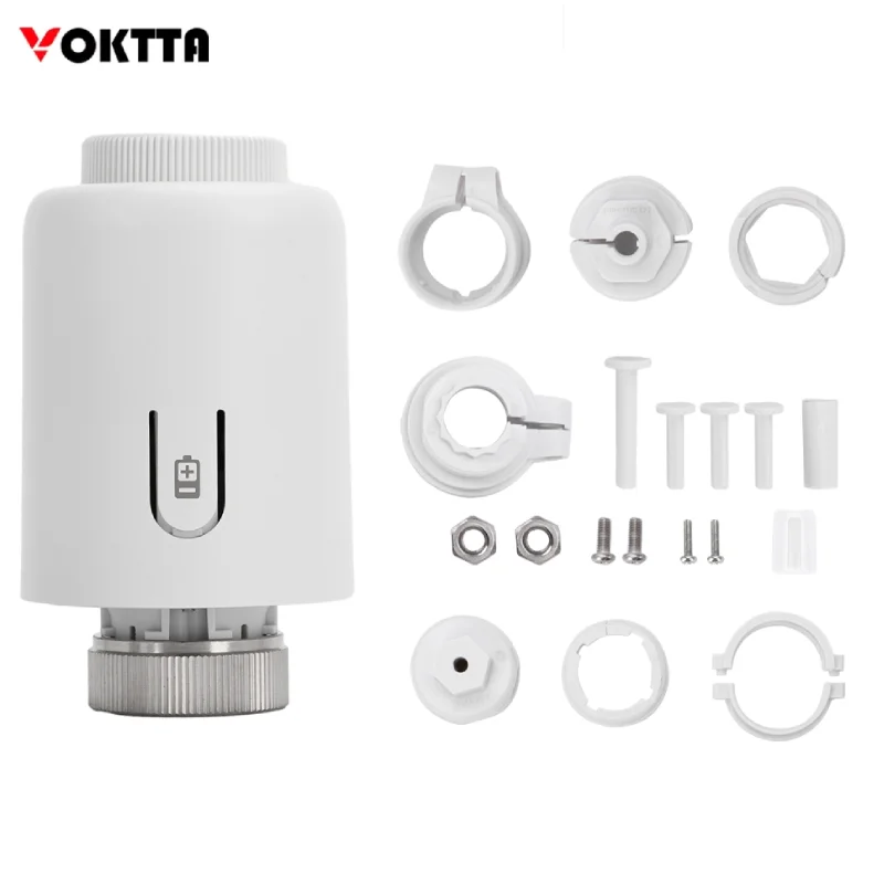 Умный термостат Tuya Zigbee, клапан контроля температуры, беспроводное приложение, дистанционное голосовое управление, работа с Alexa Google Assistant
Умный термостат Tuya Zigbee, клапан контроля температуры, беспроводное приложение, дистанционное голосовое управление, работа с Alexa Google Assistant