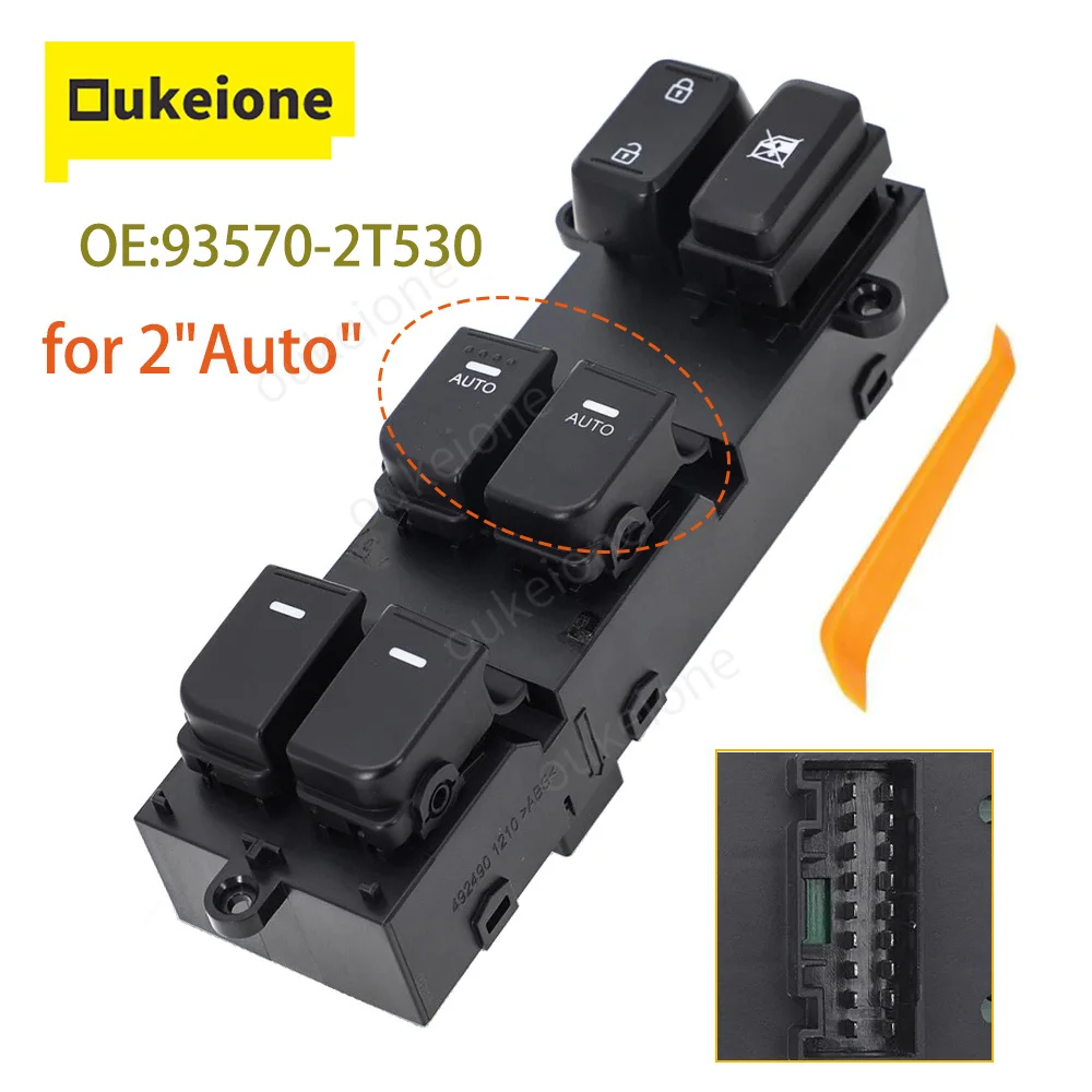 For Kia Optima 5 2011 2012 2013 2014 2015 93570-2T530 Electric Master Window Control Switch Glass Lifter Button Car Accessories
For Kia Optima 5 2011 2012 2013 2014 2015 93570-2T530 Electric Master Window Control Switch Glass Lifter Button Car Accessories