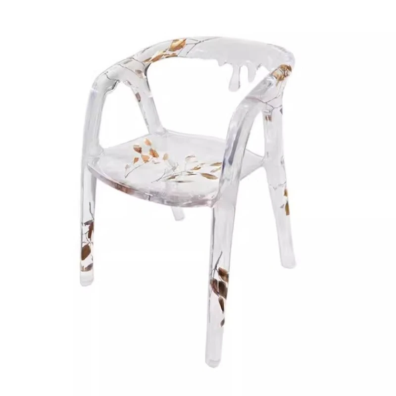 Light luxury modern minimalist creative living room household transparent resin water drop chair branch chair model room
Light luxury modern minimalist creative living room household transparent resin water drop chair branch chair model room