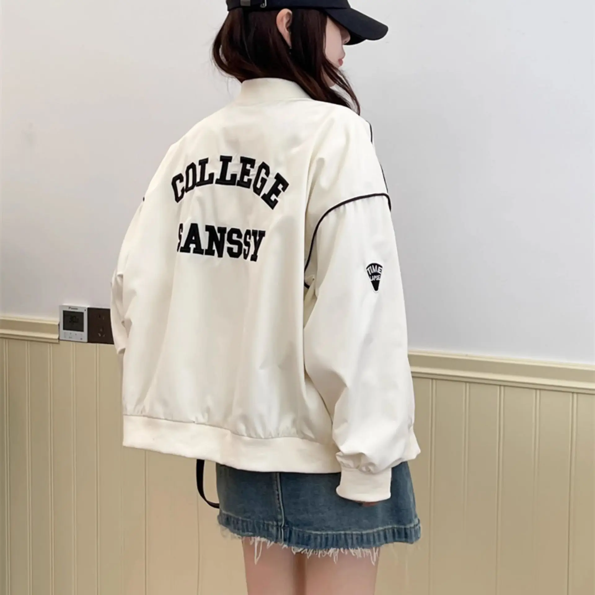 Baseball Jackets Brown Womens Lady Ladies Mature Graceful Madam Tender Feminine Sweet Beautiful Temperament Gorgeous Glamour Y2K
Baseball Jackets Brown Womens Lady Ladies Mature Graceful Madam Tender Feminine Sweet Beautiful Temperament Gorgeous Glamour Y2K