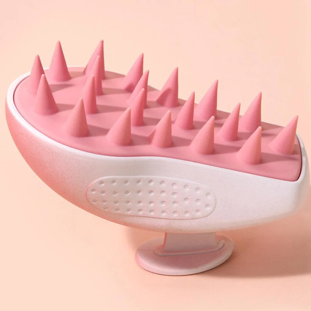 Silicone Shampoo Comb Scalp Massager Small Brush Pink Promote Circulation Remove Wet Dry Use
Silicone Shampoo Comb Scalp Massager Small Brush Pink Promote Circulation Remove Wet Dry Use