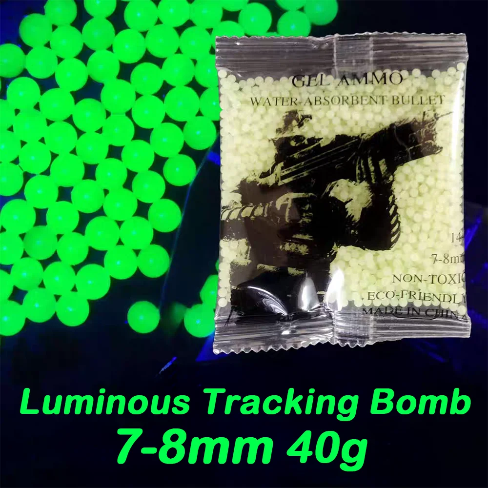 7-8mm Luminous Water Beads Glow Crystal Gel Beads Games Toy Gun Soft Bullet CS Team Tracking Projectile Teenagers Toy Gifts
7-8mm Luminous Water Beads Glow Crystal Gel Beads Games Toy Gun Soft Bullet CS Team Tracking Projectile Teenagers Toy Gifts