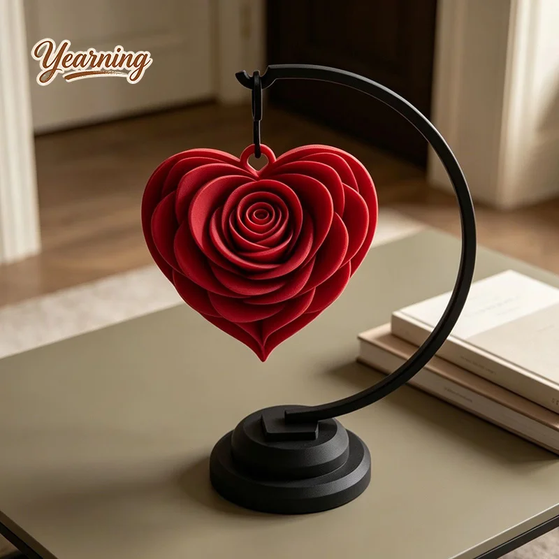 3D Printed 3D Rose Heart Shape Desktop Ornament Instagram Style High Value Gift for Women Home Decor
3D Printed 3D Rose Heart Shape Desktop Ornament Instagram Style High Value Gift for Women Home Decor