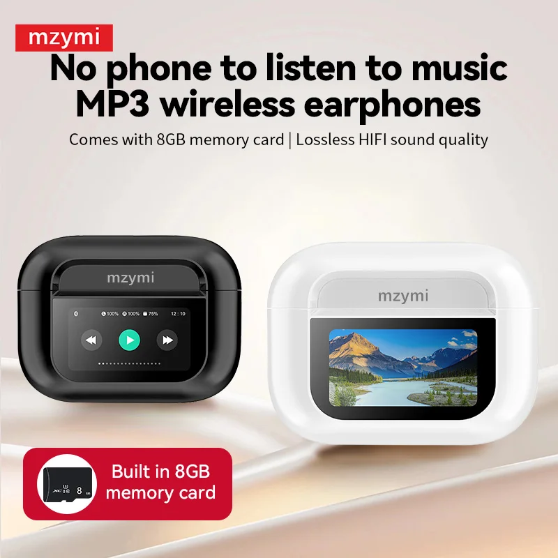Mzymi A9 Pro Wireless Earphones Bluetooth Touch Screen Earbuds ANC Noise Reduction Headphones 9D Stereo Sports Headset With Mic
Mzymi A9 Pro Wireless Earphones Bluetooth Touch Screen Earbuds ANC Noise Reduction Headphones 9D Stereo Sports Headset With Mic
