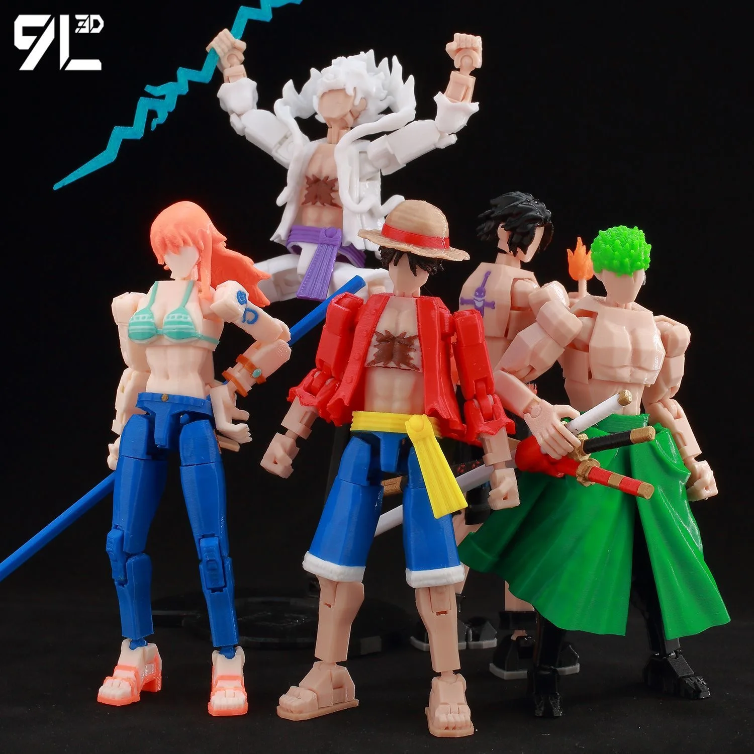 Коллекционная фигурка 9L 3D ONE PIECE: Ника, Луффи, Зоро, Санджи, Эйс. Модель из ПВХ, игрушка для мальчиков, подарок.
Коллекционная фигурка 9L 3D ONE PIECE: Ника, Луффи, Зоро, Санджи, Эйс. Модель из ПВХ, игрушка для мальчиков, подарок.