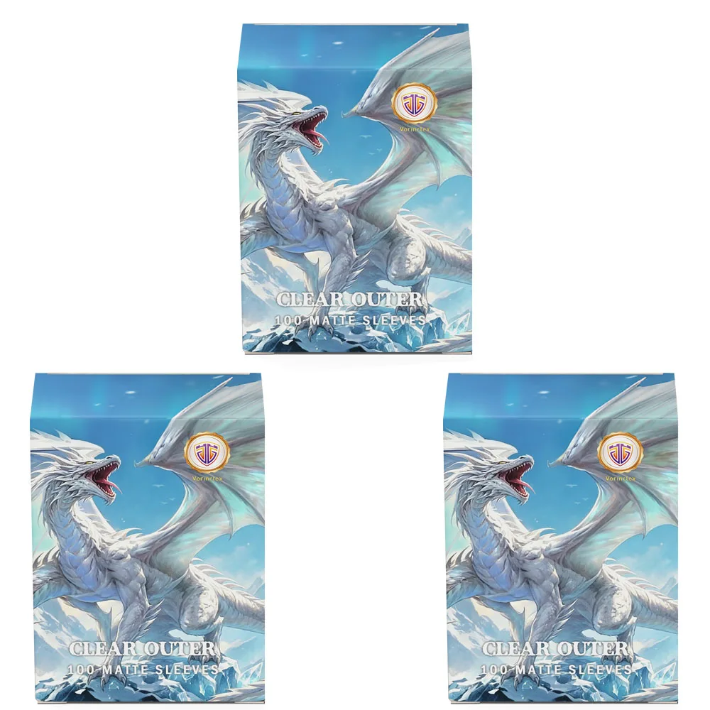 100ct Clear Outer Dragon Shield Card Sleeves Matte Clear TCG Standard Size Sleeve TCG Card Protector MGT/PTCG Covers(vorinclex)
100ct Clear Outer Dragon Shield Card Sleeves Matte Clear TCG Standard Size Sleeve TCG Card Protector MGT/PTCG Covers(vorinclex)