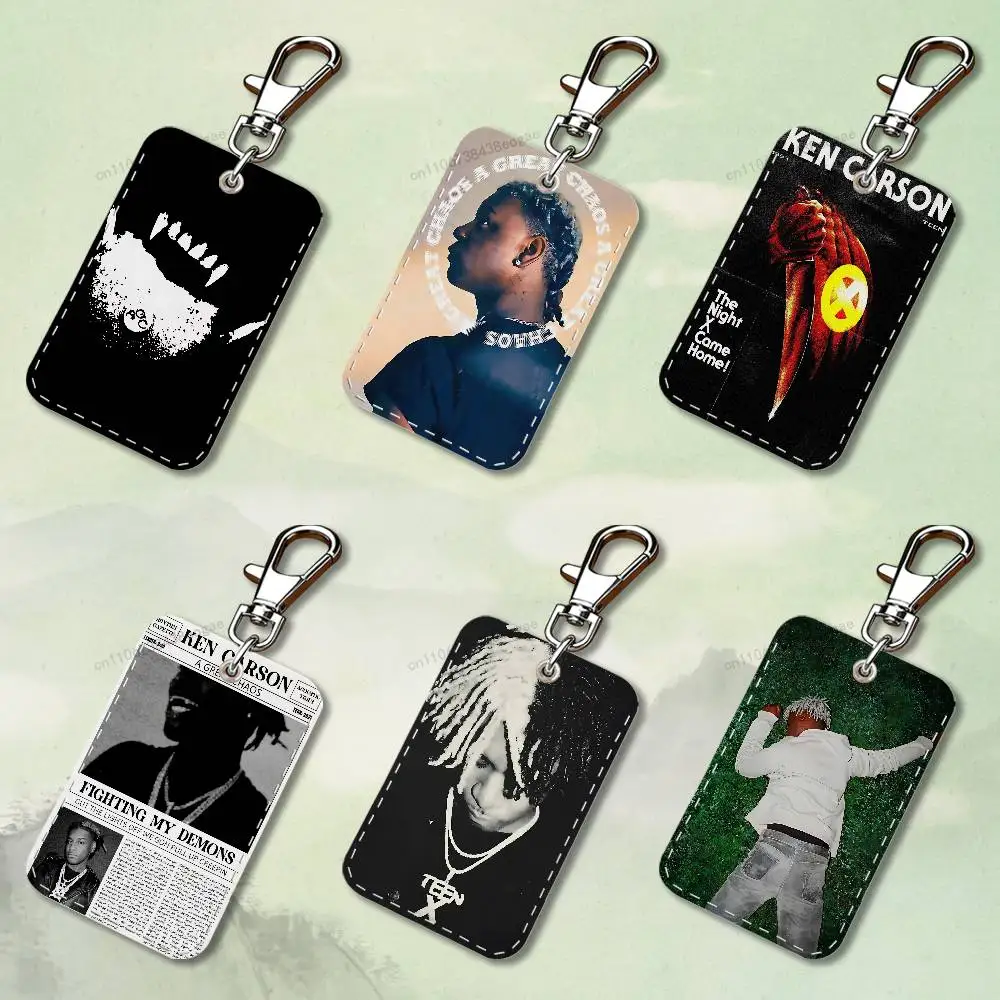 Cool K-Ken C-Carson Rapper Rectangle Card Case Keychain Access Card Bag Key Tag Ring Leather Card Holder Key Ring Access
Cool K-Ken C-Carson Rapper Rectangle Card Case Keychain Access Card Bag Key Tag Ring Leather Card Holder Key Ring Access