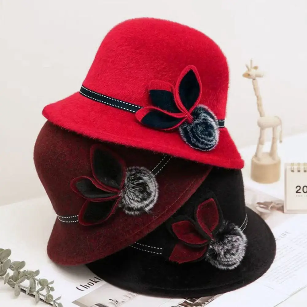 Autumn Winter Imitation Mink Fur Basin Hat Elegant Ladies Fedoras Cap With Flower Vintage Dome Hat Outdoor Sun Hat Wool Hats
Autumn Winter Imitation Mink Fur Basin Hat Elegant Ladies Fedoras Cap With Flower Vintage Dome Hat Outdoor Sun Hat Wool Hats