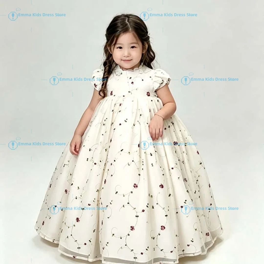 Custom Vintage Girl's First Communion Dress Collar High-Waist Princess Wedding Peter Pan Flower Girl Dresswith Sleeves Party Dr
Custom Vintage Girl's First Communion Dress Collar High-Waist Princess Wedding Peter Pan Flower Girl Dresswith Sleeves Party Dr