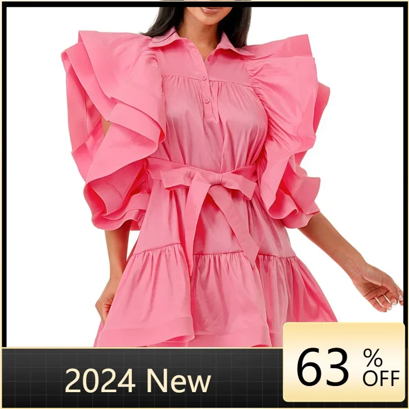 Elegant African Dresses For Women 2024 Summer Autumn Dashiki Short Sleeve Dress Ladies Traditional African Clothing Fairy Dreaes
Elegant African Dresses For Women 2024 Summer Autumn Dashiki Short Sleeve Dress Ladies Traditional African Clothing Fairy Dreaes