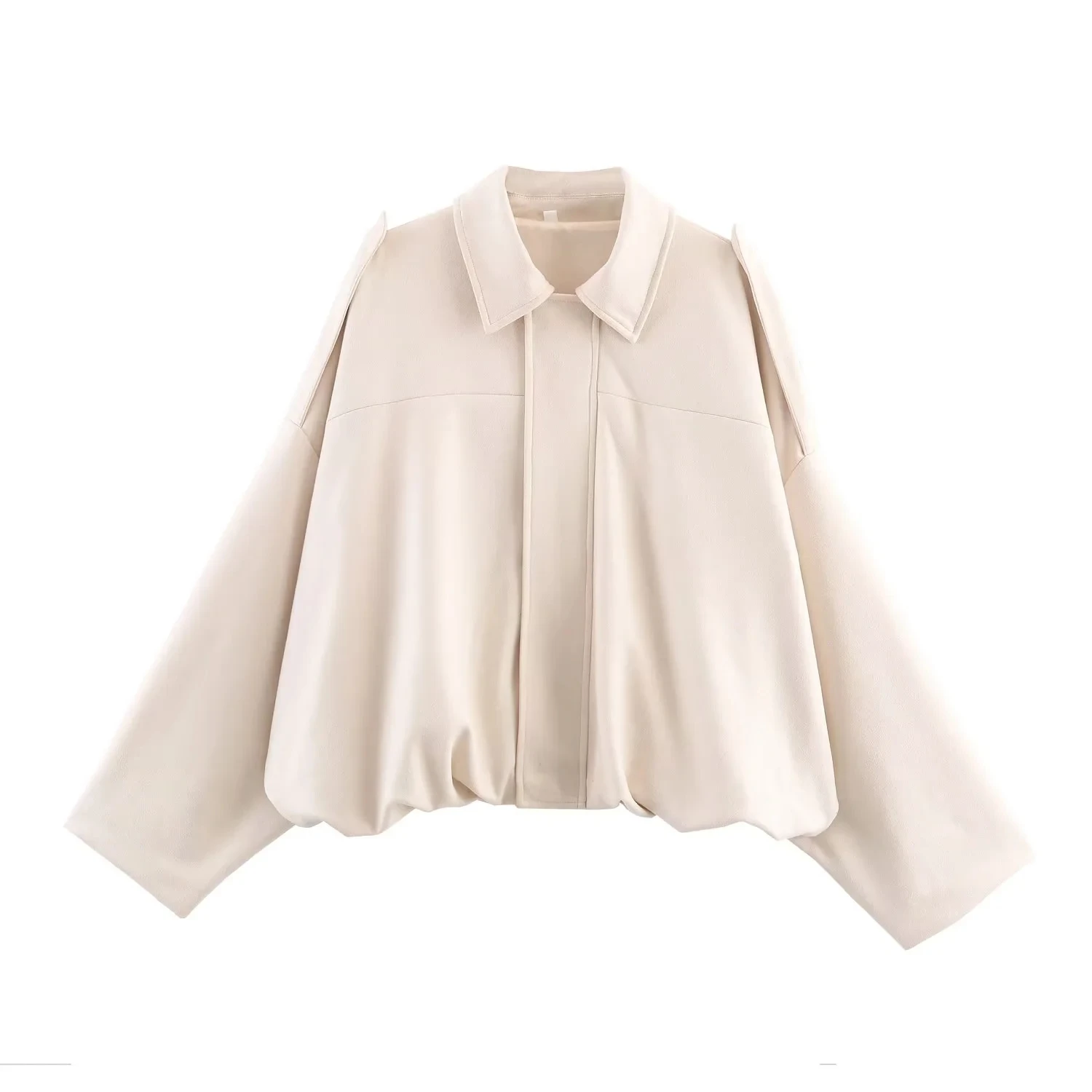 Imitation Suede Leather Jacket European American Spring Autumn New Women's Casual Simple Loose Short Style Solid Color Coat 
Imitation Suede Leather Jacket European American Spring Autumn New Women's Casual Simple Loose Short Style Solid Color Coat