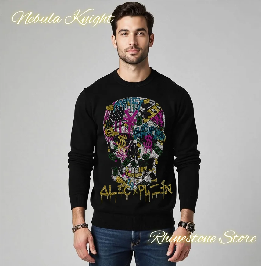 Autumn and Winter New Arrival Casual Cotton Rhinestones Hip Hop Sweater Streetwear Skateboard Men's Pullover S-4XL
Autumn and Winter New Arrival Casual Cotton Rhinestones Hip Hop Sweater Streetwear Skateboard Men's Pullover S-4XL