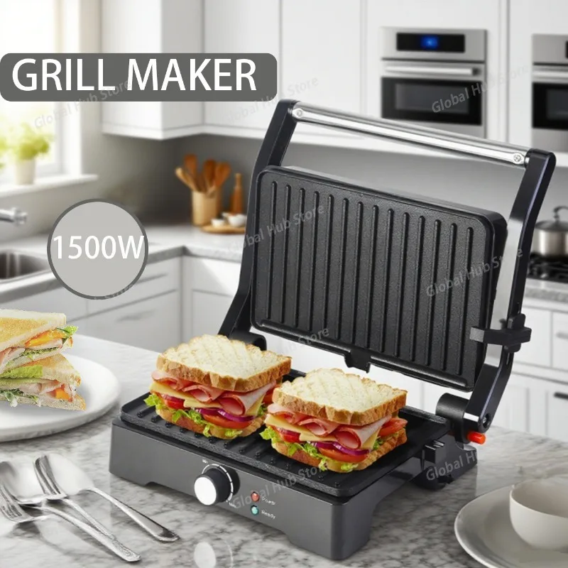 Barbecue Machine, Steak Machine, Knob Temperature Adjustable Electric Grill, Bread Toaster, Light Food Machine Breakfast Machine
Barbecue Machine, Steak Machine, Knob Temperature Adjustable Electric Grill, Bread Toaster, Light Food Machine Breakfast Machine