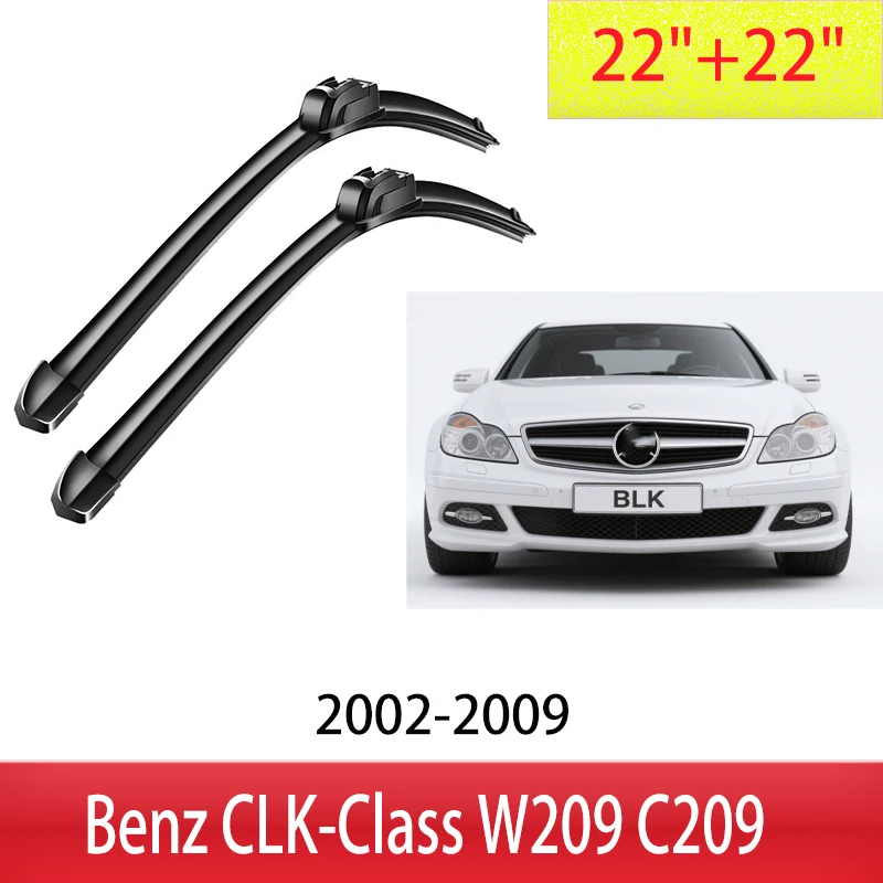 Wiper Front Wiper Blades For Mercedes Benz CLK-Class W209 C209 CLK 200 240 270 280 320 350 500 550 55 63 AMG 22"+22" Accessories
Wiper Front Wiper Blades For Mercedes Benz CLK-Class W209 C209 CLK 200 240 270 280 320 350 500 550 55 63 AMG 22"+22" Accessories