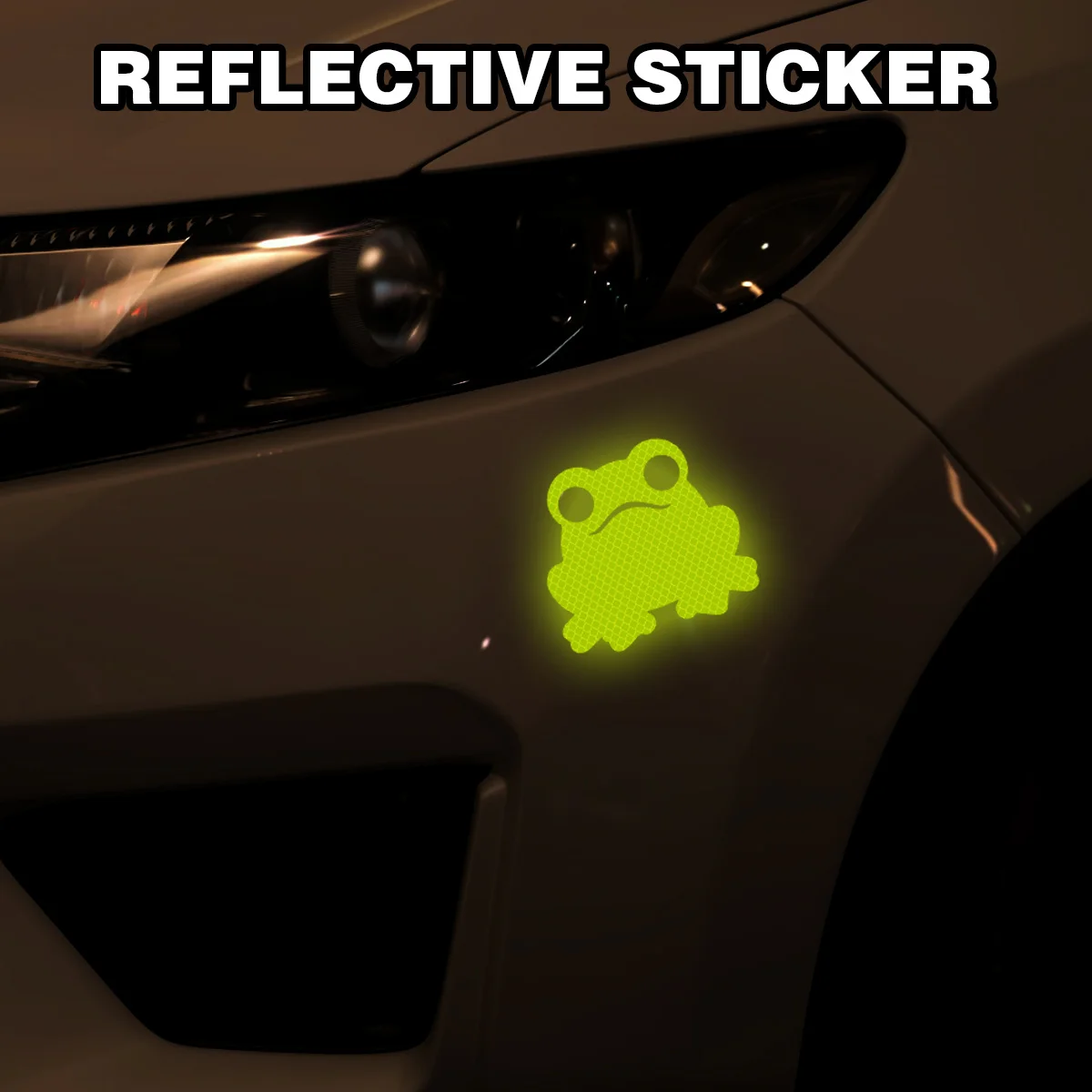 2Pcs Frog Reflective Vinyl Stickers, Waterproof 2D Decals for Car Motorcycle Laptop Decor
2Pcs Frog Reflective Vinyl Stickers, Waterproof 2D Decals for Car Motorcycle Laptop Decor