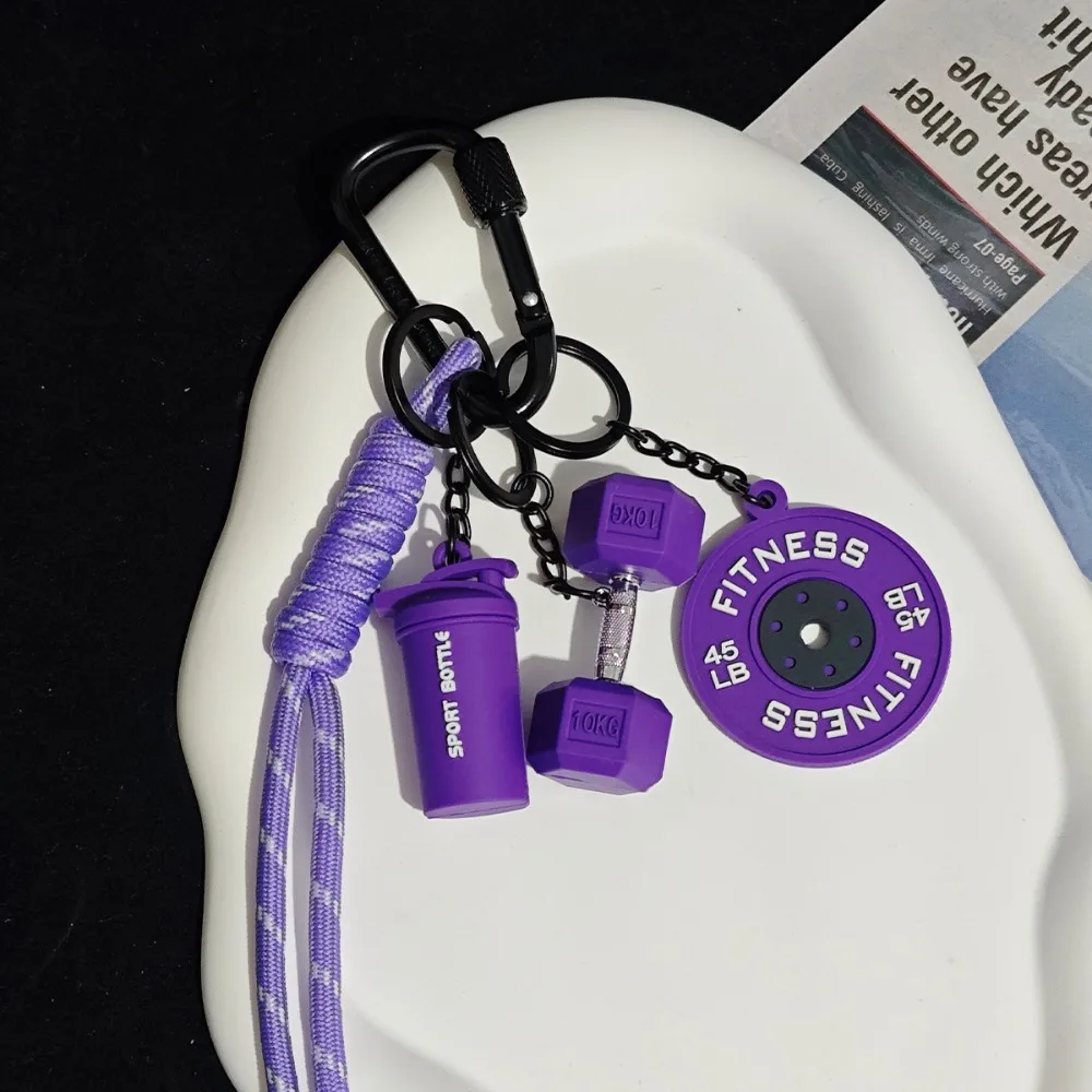 Dopamine Fitness Series Pendant Barbell Plates D-shaped Buckle Barbell Plates Key Chain Creative Bag Charm
Dopamine Fitness Series Pendant Barbell Plates D-shaped Buckle Barbell Plates Key Chain Creative Bag Charm