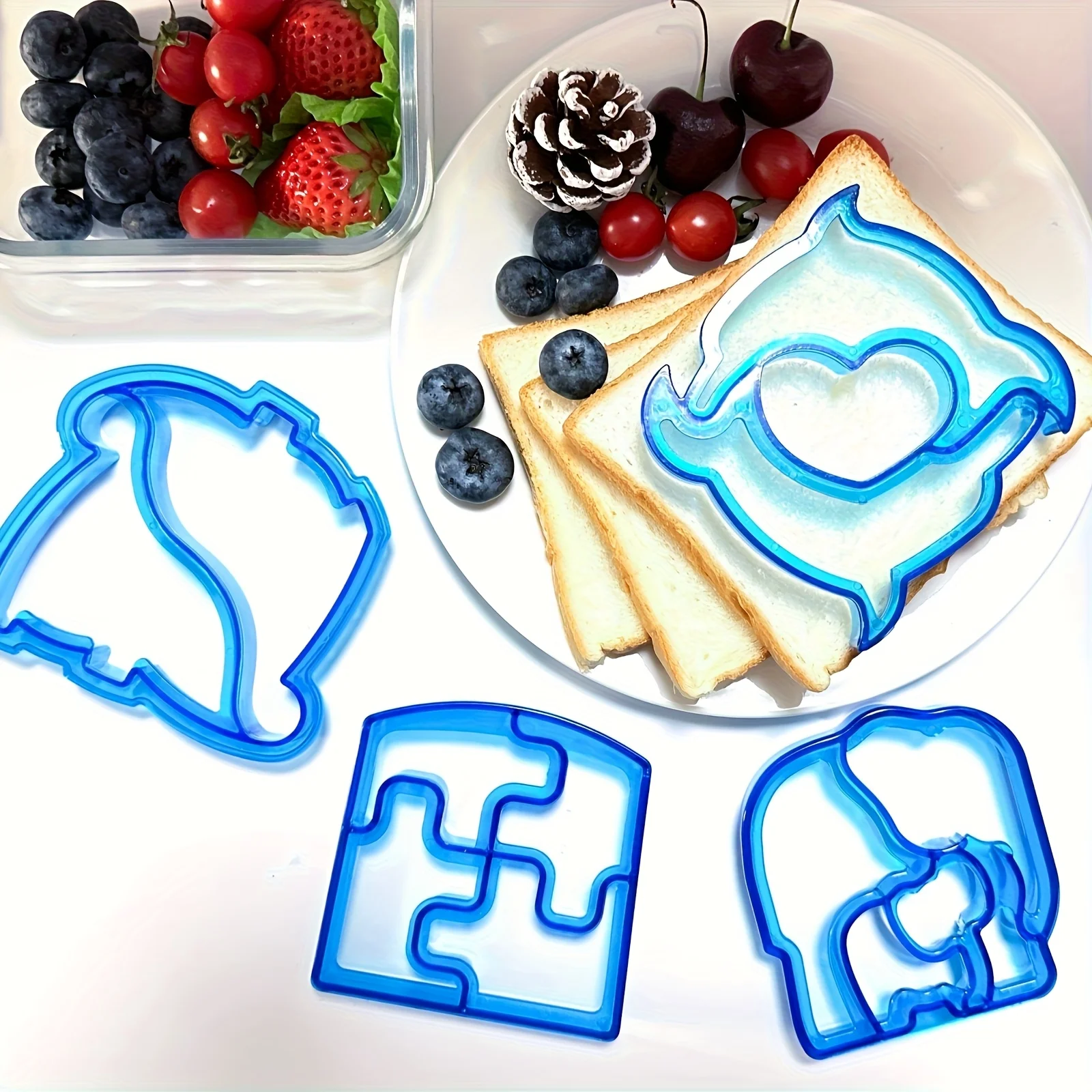 Cartoon Sandwich Mold Sandwich Cutter Cute Creative Shapes Sandwich Maker Crust Cutter for Kids DIY Lunch Bento Boxes Cookie
Cartoon Sandwich Mold Sandwich Cutter Cute Creative Shapes Sandwich Maker Crust Cutter for Kids DIY Lunch Bento Boxes Cookie