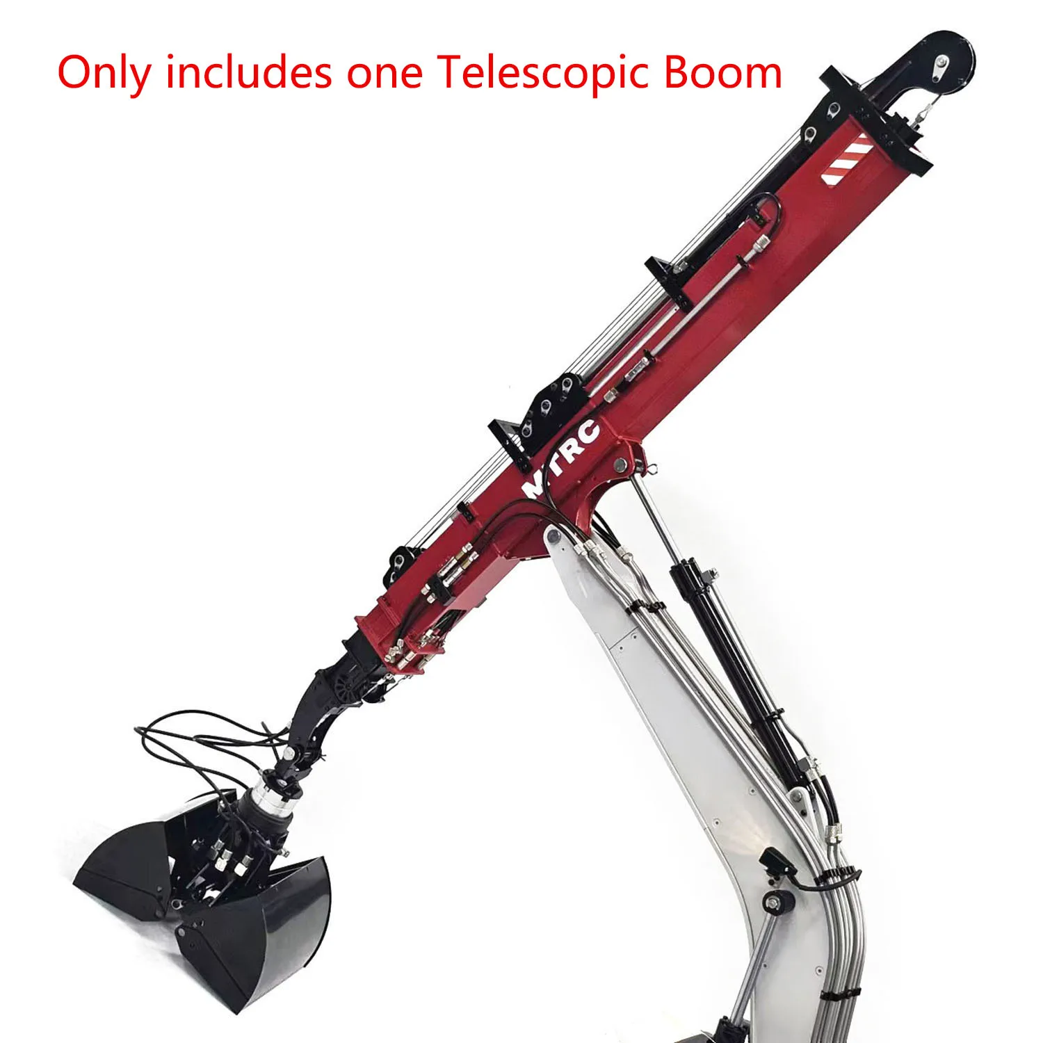 Telescopic Boom 1/14 Metal for 946 EC380 RC Hydraulic Excavator Model Upgraded Parts Remote Control Digger Construction Vehicle
Telescopic Boom 1/14 Metal for 946 EC380 RC Hydraulic Excavator Model Upgraded Parts Remote Control Digger Construction Vehicle