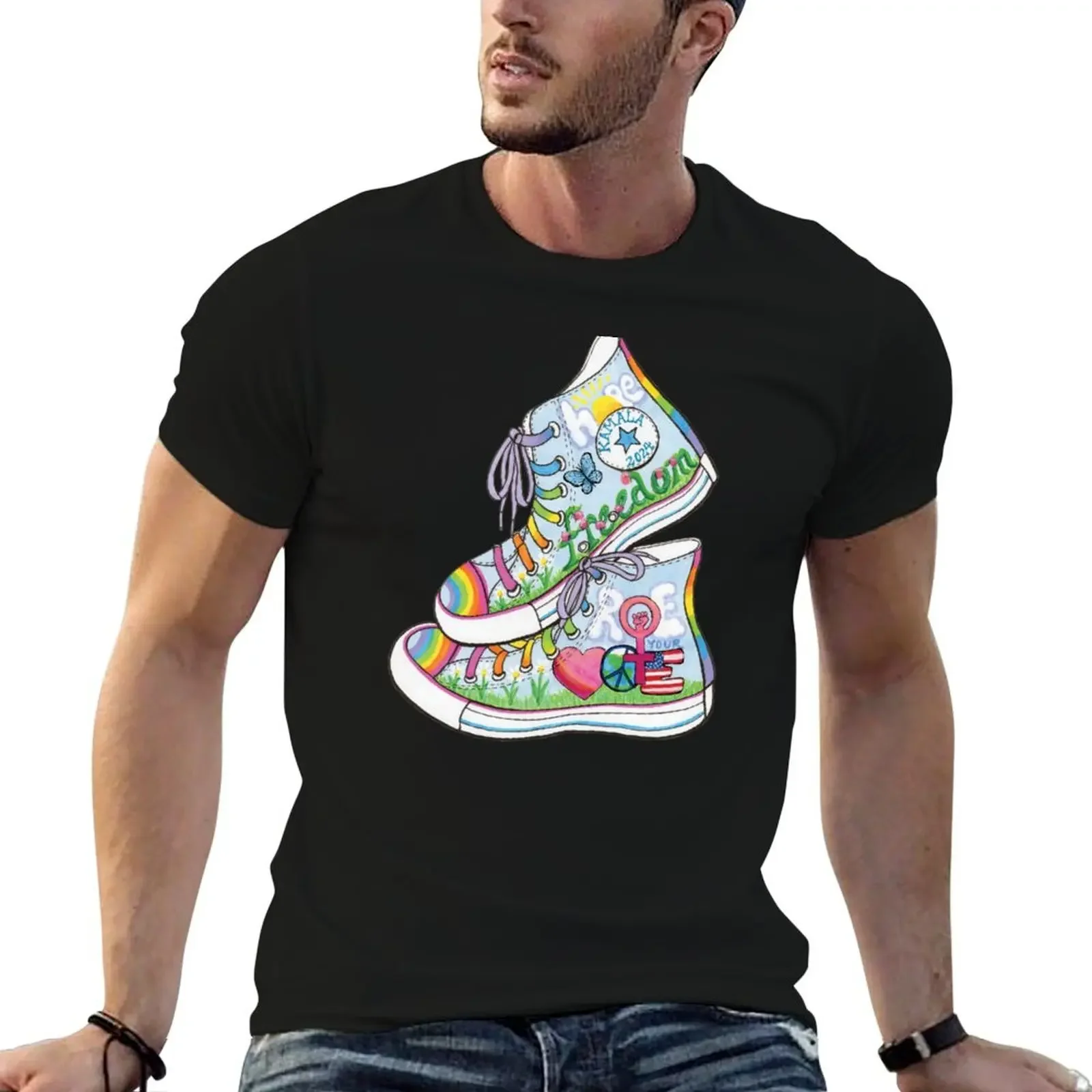 Roe Your Vote Chucks for Kamala Harris T-Shirt valentines boutique clothes anime T-shirt men
Roe Your Vote Chucks for Kamala Harris T-Shirt valentines boutique clothes anime T-shirt men