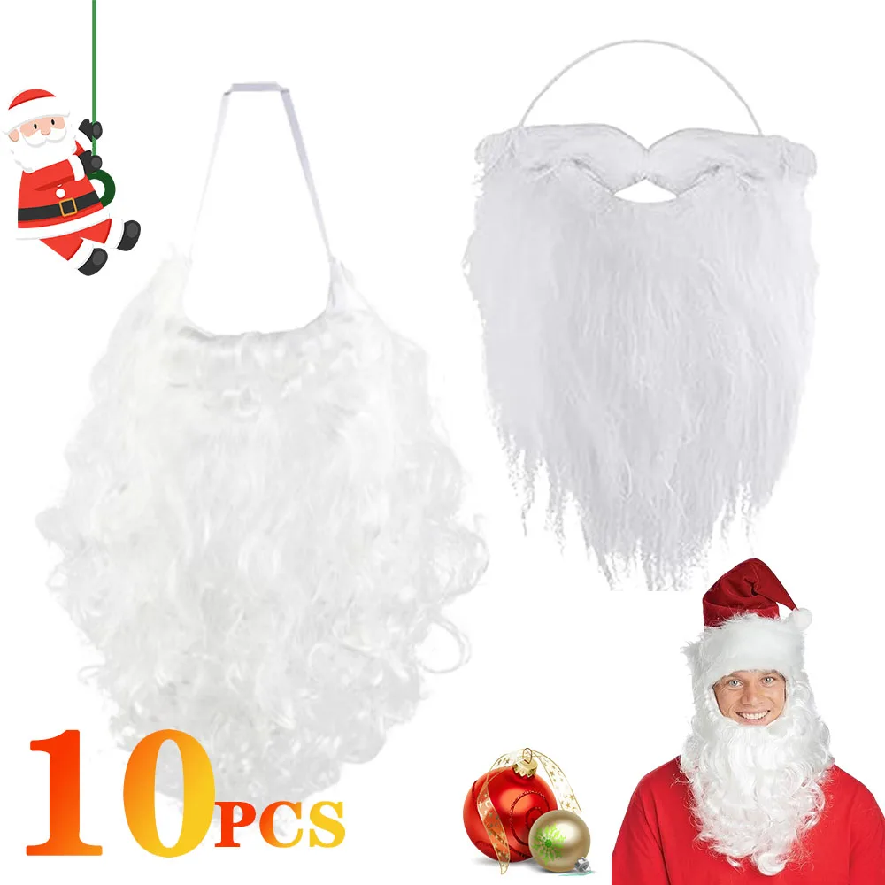 Новое рождественское украшение, реалистичная борода Санта-Клауса, регулируемая вьющаяся искусственная борода, аксессуары для костюма, реквизит, реквизит для праздничного наряда
Новое рождественское украшение, реалистичная борода Санта-Клауса, регулируемая вьющаяся искусственная борода, аксессуары для костюма, реквизит, реквизит для праздничного наряда