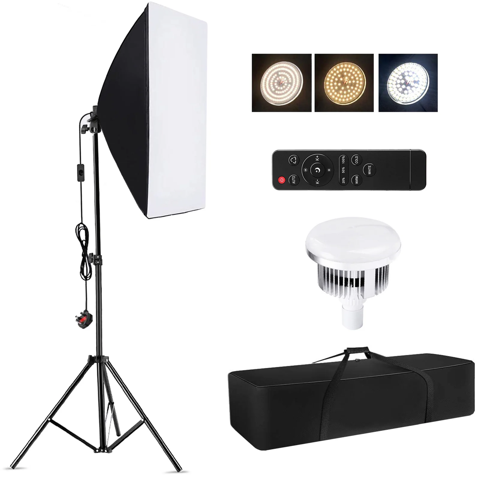 Комплект для фотосъемки Camnoon Studio: набор осветительных приборов софтбокс с двухцветной светодиодной лампой 85 Вт (3000K-6000K) * 1 + 50x70 см софтбокс
Комплект для фотосъемки Camnoon Studio: набор осветительных приборов софтбокс с двухцветной светодиодной лампой 85 Вт (3000K-6000K) * 1 + 50x70 см софтбокс
