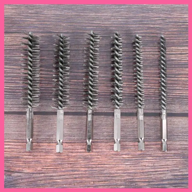 HOT-6 Pieces Of Drilling Brushes, Twisted Wire Stainless Steel Cleaning Brushes Of Different Sizes,For Electric Drill Impact
HOT-6 Pieces Of Drilling Brushes, Twisted Wire Stainless Steel Cleaning Brushes Of Different Sizes,For Electric Drill Impact