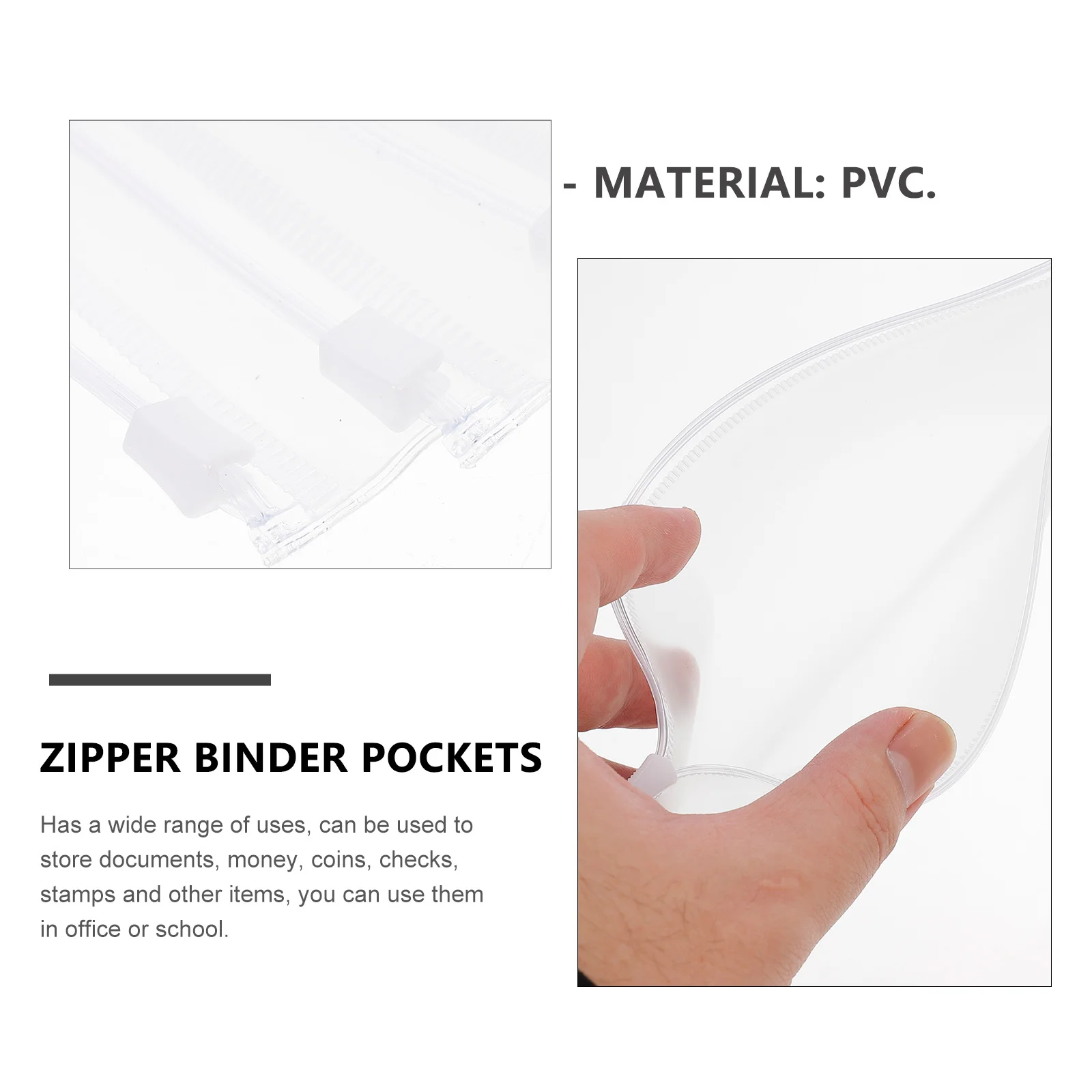 12Pcs Zipper Binder Pouches Transparent PVC for A6 Size 6 Hole Notebook Organizers Document Storage Filing Pouch
12Pcs Zipper Binder Pouches Transparent PVC for A6 Size 6 Hole Notebook Organizers Document Storage Filing Pouch