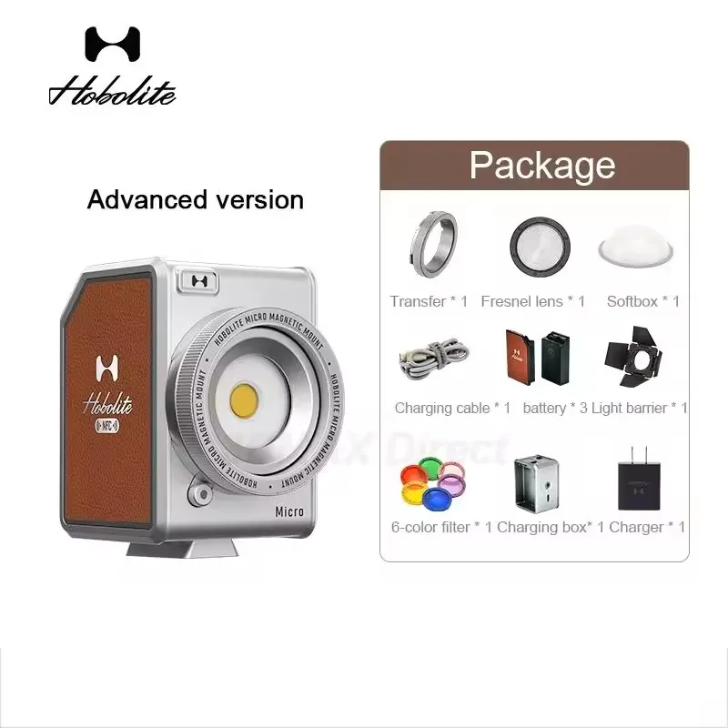 Hobolite Micro LED Video Light 2700K-6500K Photography Light Mini Light Portable Studio Photo Lamp for Tiktok Youtube
Hobolite Micro LED Video Light 2700K-6500K Photography Light Mini Light Portable Studio Photo Lamp for Tiktok Youtube