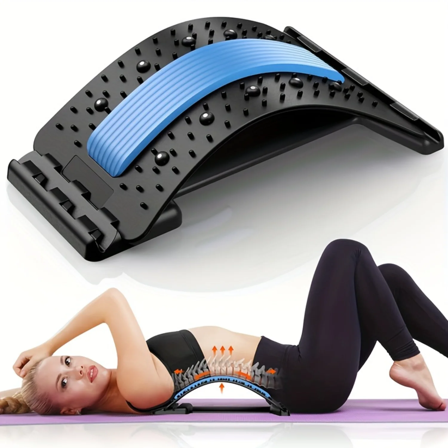 Back Stretcher and Massager for Herniated Disc, Sciatica, Scoliosis - Ultimate Support and Comfort
Back Stretcher and Massager for Herniated Disc, Sciatica, Scoliosis - Ultimate Support and Comfort