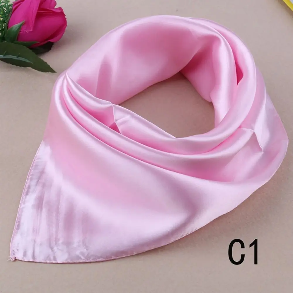 Durable 60*60cm Silk Scarf Solid Item Color Imitation Silk Neck Wrap Neckerchief Workers
Durable 60*60cm Silk Scarf Solid Item Color Imitation Silk Neck Wrap Neckerchief Workers