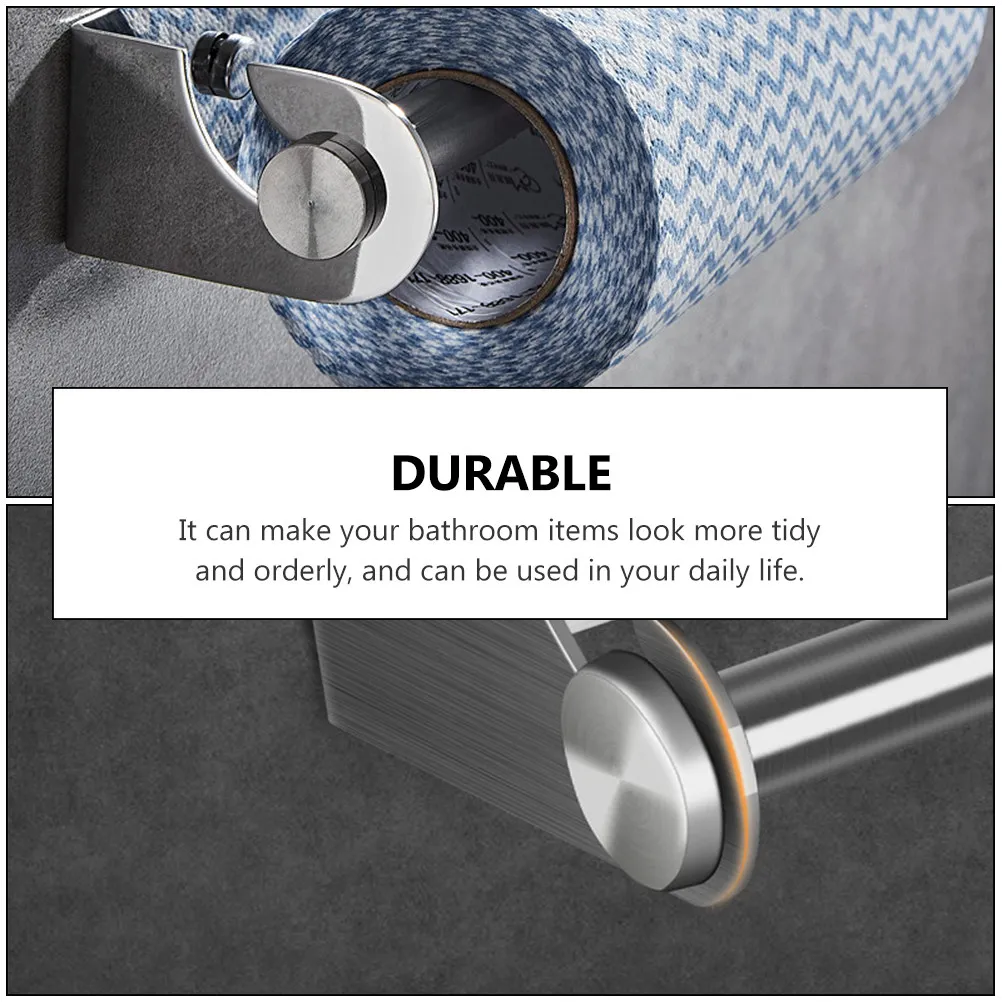 1Pcs Stainless Steel Non-Punch Roll Paper Holder Wall-Mounted Bathroom Storage Rack Towel Hanger Tissue Holder Kitchen Organizer
1Pcs Stainless Steel Non-Punch Roll Paper Holder Wall-Mounted Bathroom Storage Rack Towel Hanger Tissue Holder Kitchen Organizer