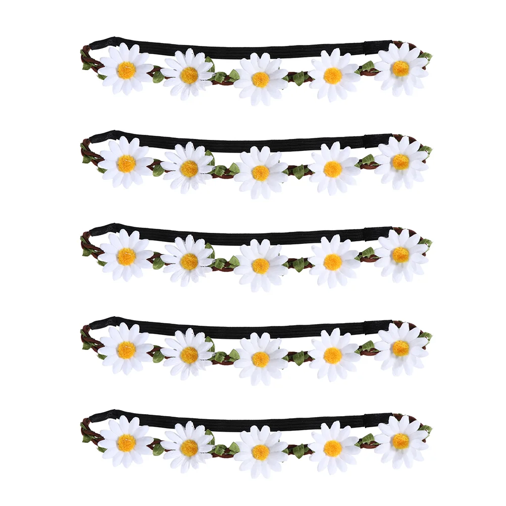 5 Pcs Realistic Flower Wreath Hair Band Hawaiian Headband Headgear Accessories Sunflower
5 Pcs Realistic Flower Wreath Hair Band Hawaiian Headband Headgear Accessories Sunflower