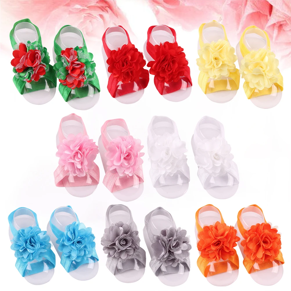8 PCS Hair Accessories Foot Strap Set Barefoot Sandals Flower Bands for Babies Baby Small Floral Lace Girls
8 PCS Hair Accessories Foot Strap Set Barefoot Sandals Flower Bands for Babies Baby Small Floral Lace Girls