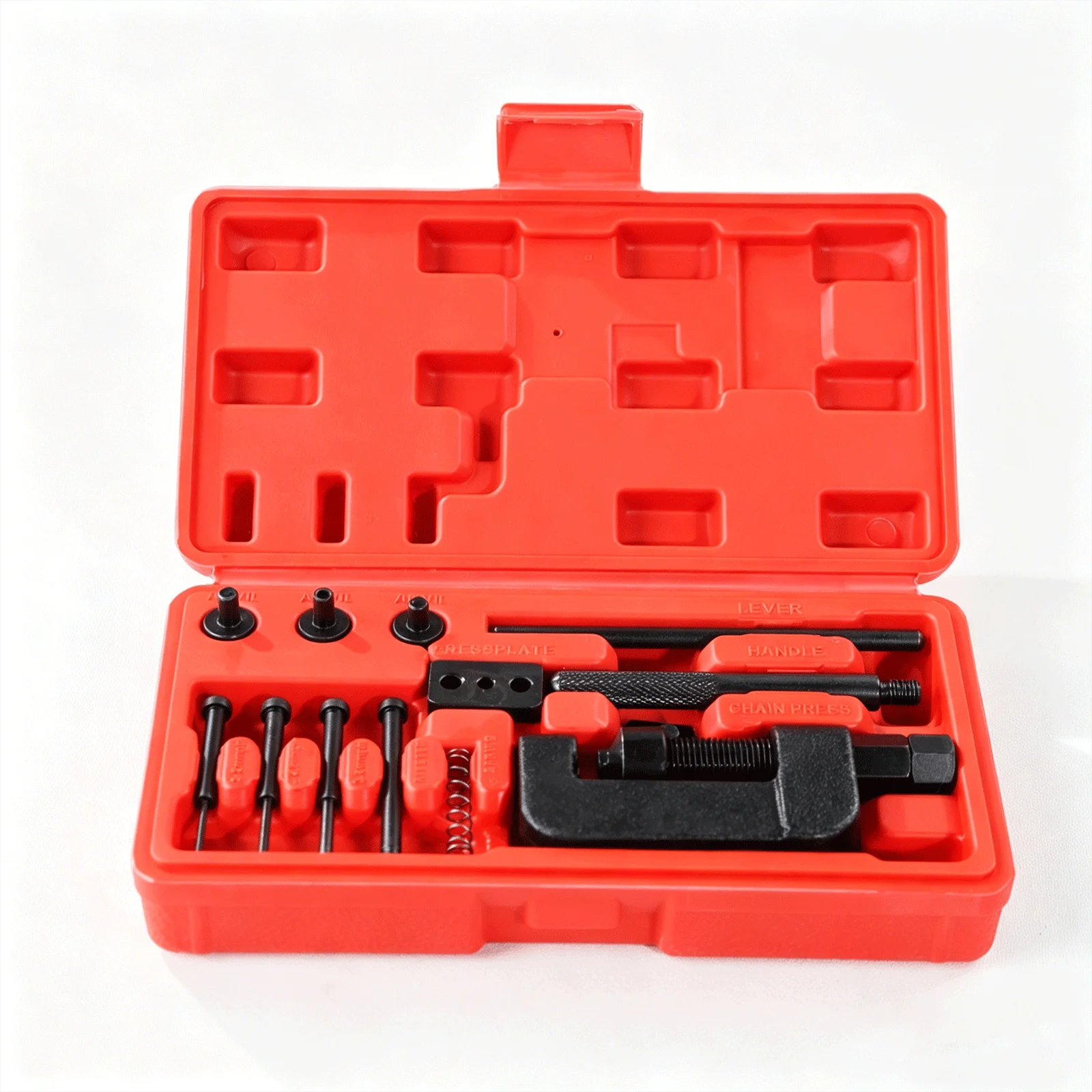 13PCS Chain Repair Tool Set Motorcycle Chain Splitter Breaker
13PCS Chain Repair Tool Set Motorcycle Chain Splitter Breaker