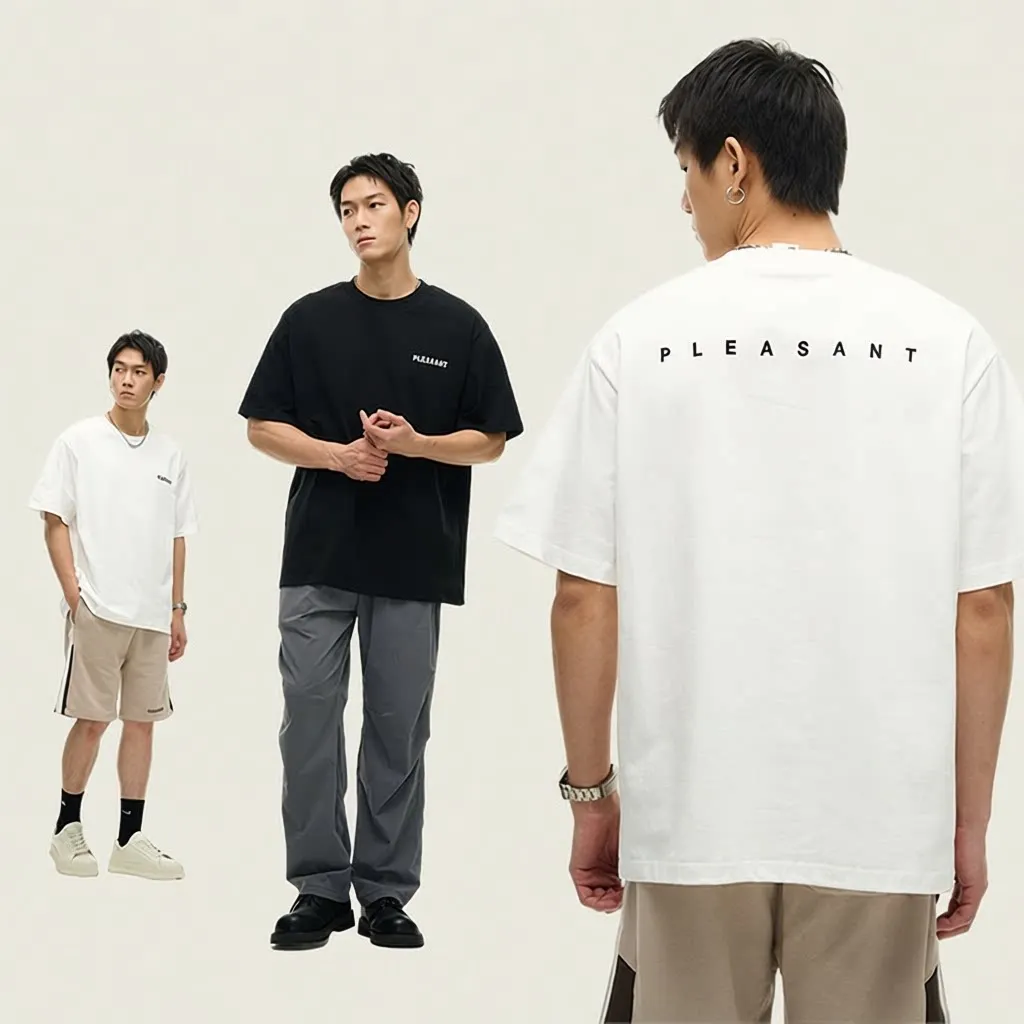 Heavyweight Cotton round Neck Short Sleeve T-Shirt Unisex Loose Fit Printed Lettering Comfortable Basic Top for Men And Women
Heavyweight Cotton round Neck Short Sleeve T-Shirt Unisex Loose Fit Printed Lettering Comfortable Basic Top for Men And Women