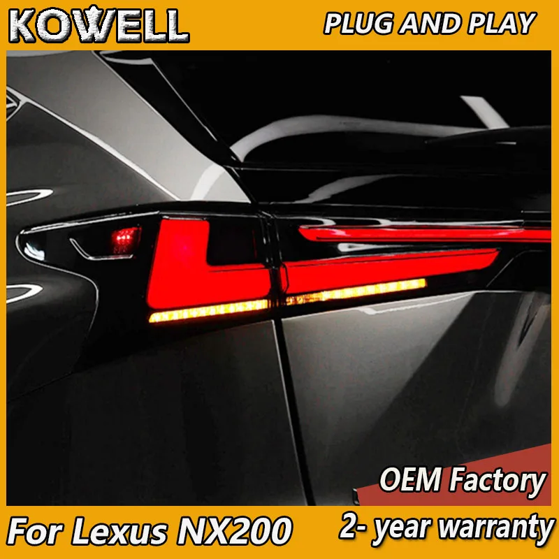 Car Styling for Lexus NX200t Tail Light 2015-2021 Lexus NX300 Tail Light Rear DRL Fog Brake Turn Signal Reversing
Car Styling for Lexus NX200t Tail Light 2015-2021 Lexus NX300 Tail Light Rear DRL Fog Brake Turn Signal Reversing