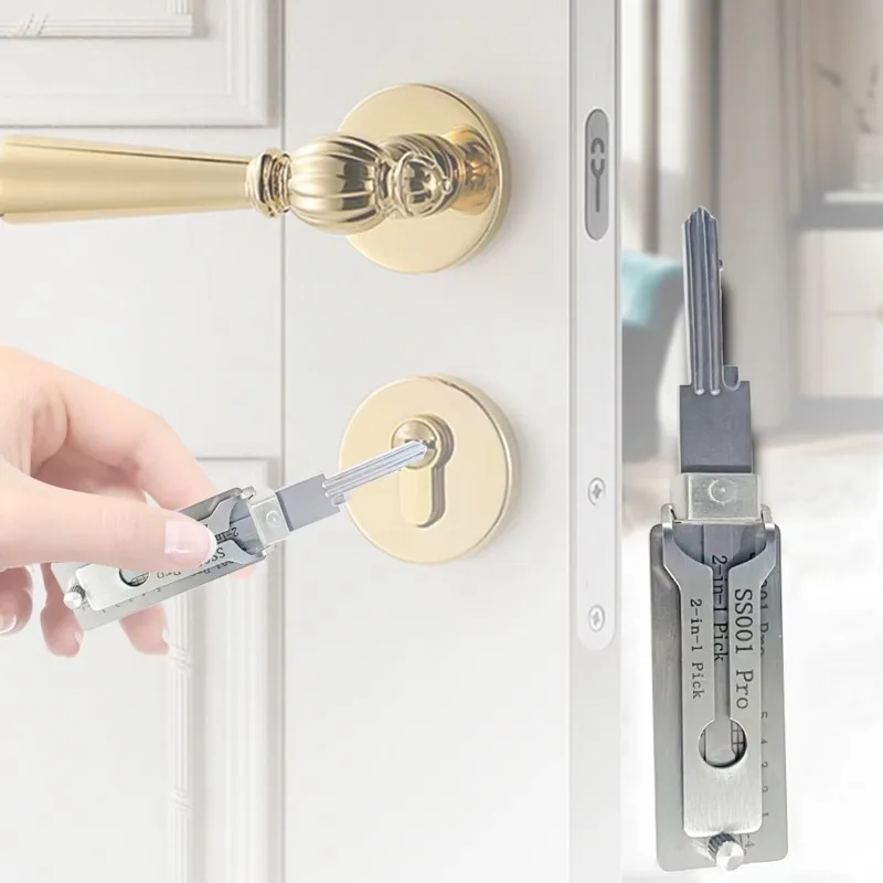 1PC Stainless Steel Key Decoder SS001 pro O-ring Pickup Kit Hook Hand Tool Maintenance Repair Kit Only for Straight Groove
1PC Stainless Steel Key Decoder SS001 pro O-ring Pickup Kit Hook Hand Tool Maintenance Repair Kit Only for Straight Groove