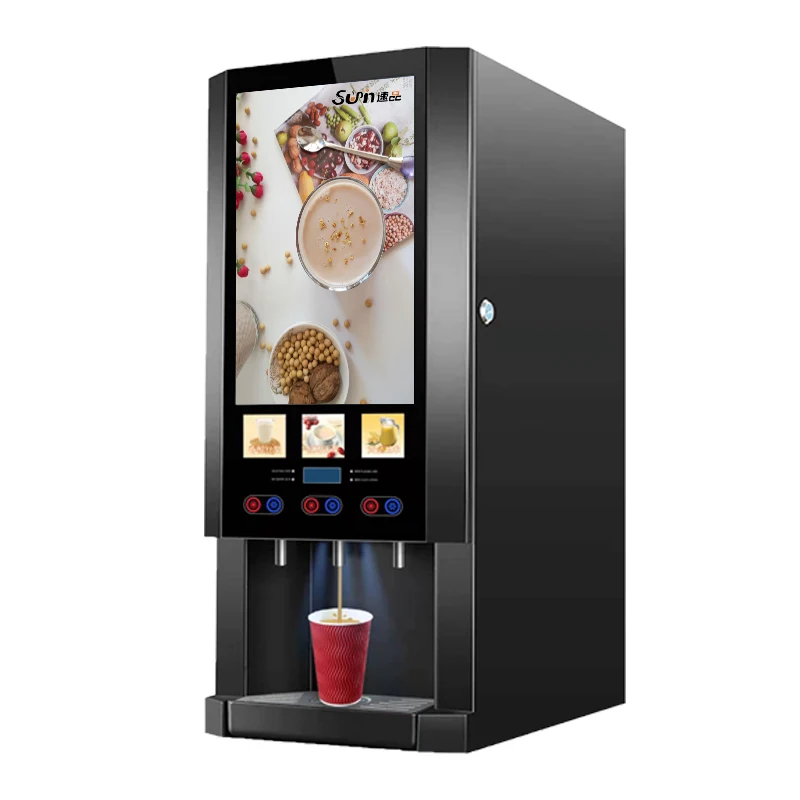 D-30SC-6Y Automatic Insatnt Coffee Machine Commercial Soybean Milk Vending Machine Hot Ice Coffee Vending Machine
D-30SC-6Y Automatic Insatnt Coffee Machine Commercial Soybean Milk Vending Machine Hot Ice Coffee Vending Machine