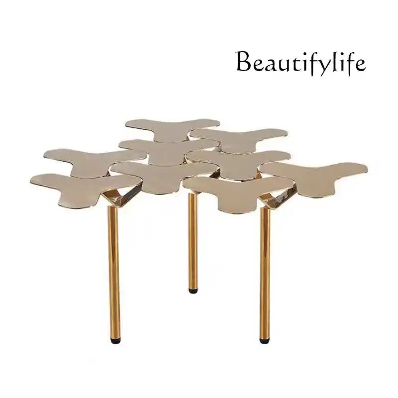 Modern simple stainless steel sofa edge table creative design small apartment coffee table home leisure corner table
Modern simple stainless steel sofa edge table creative design small apartment coffee table home leisure corner table