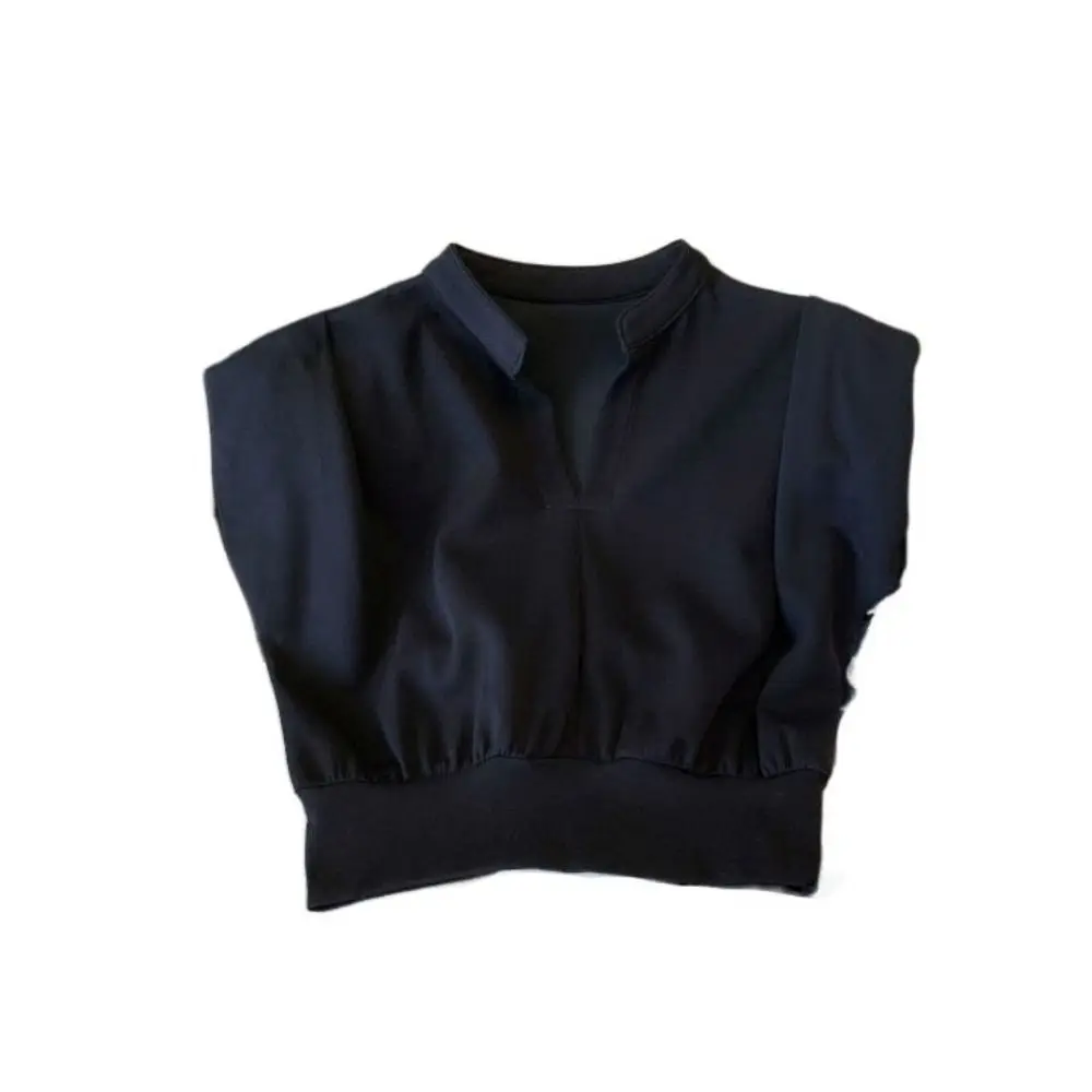 Модная футболка с v-образным вырезом и откидным воротником, широкие плечи, укороченный топ без рукавов Y2K, облегающие шикарные базовые футболки, женские рубашки
Модная футболка с v-образным вырезом и откидным воротником, широкие плечи, укороченный топ без рукавов Y2K, облегающие шикарные базовые футболки, женские рубашки