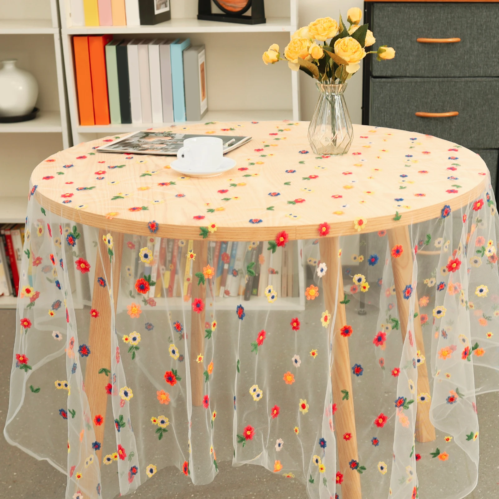 Embroidered Lace Tablecloth Floral Rustic Wedding Reception Table Cloth Decor Boho Party Valentine's Day
Embroidered Lace Tablecloth Floral Rustic Wedding Reception Table Cloth Decor Boho Party Valentine's Day