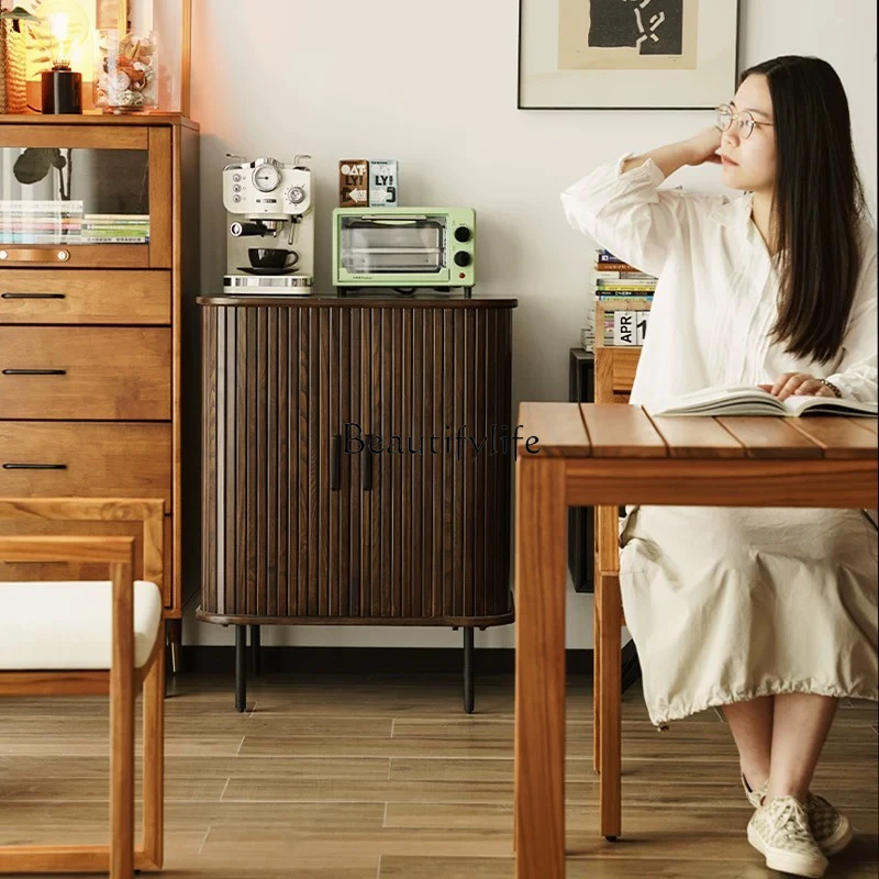 02*Medieval style solid wood dining side cabinet modern simple living room storage cabinet wabi sandy wind
02*Medieval style solid wood dining side cabinet modern simple living room storage cabinet wabi sandy wind