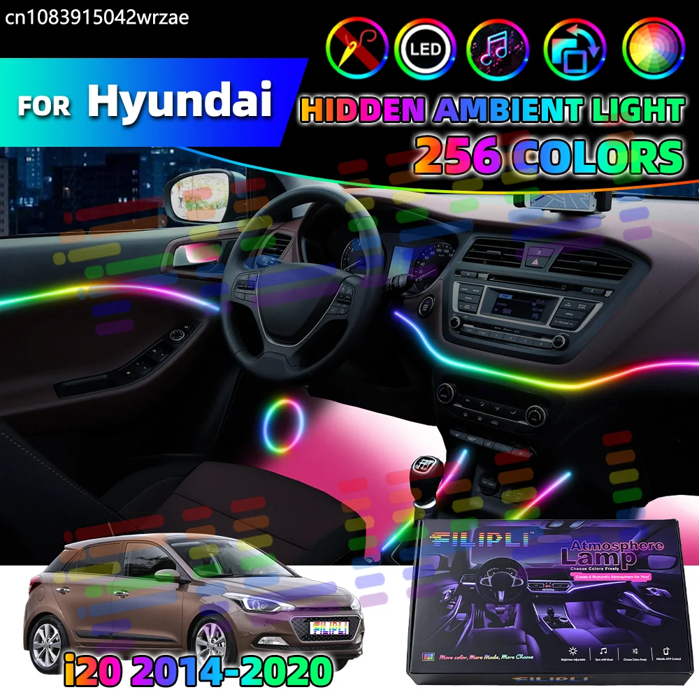 Для Hyundai i20 2014-2020 (2015, 2016, 2017, 2018, 2019) — Автомобильные акриловые светодиодные лампы для создания атмосферы, цветная подсветка салона, световая лента
Для Hyundai i20 2014-2020 (2015, 2016, 2017, 2018, 2019) — Автомобильные акриловые светодиодные лампы для создания атмосферы, цветная подсветка салона, световая лента