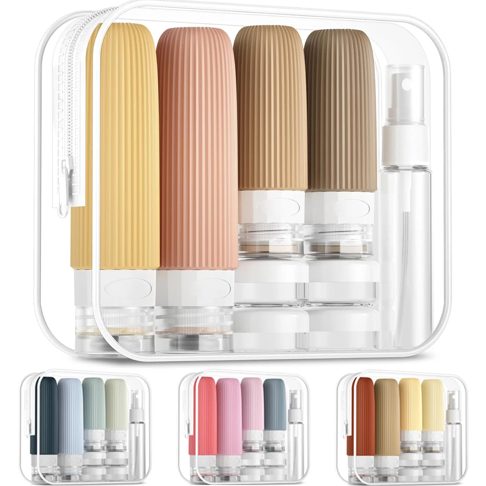 16 Pack Travel Bottles Set, Leak Proof Silicone Squeezable Containers for Toiletries, Refillable Travel Accessories for Shampoo
16 Pack Travel Bottles Set, Leak Proof Silicone Squeezable Containers for Toiletries, Refillable Travel Accessories for Shampoo