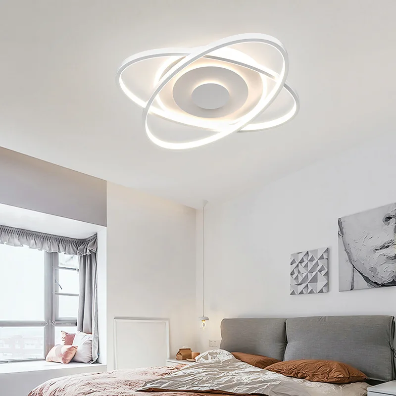 Nordic Modern Minimalist Bedroom Chandeliers White Black Led Ring Lamp Style Living Room Lights Study Ceiling Decoration Lamp
Nordic Modern Minimalist Bedroom Chandeliers White Black Led Ring Lamp Style Living Room Lights Study Ceiling Decoration Lamp