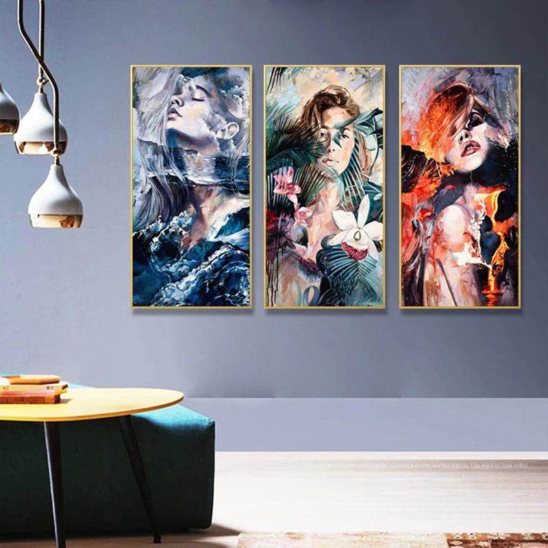3pcs Retro Abstract Fashionable Floral Girl Canvas Poster Picture Wall Art Modern Living Room Bedroom Home Decoration Painting
3pcs Retro Abstract Fashionable Floral Girl Canvas Poster Picture Wall Art Modern Living Room Bedroom Home Decoration Painting