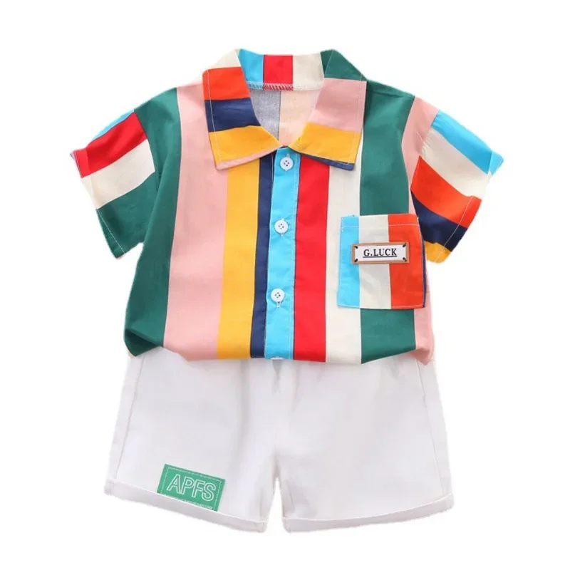 New Spring Autumn Baby Boys Clothes Children Striped Shirt Pants 2Pcs/Sets Toddler Casual Costume Kids Tracksuits Infant Outfits
New Spring Autumn Baby Boys Clothes Children Striped Shirt Pants 2Pcs/Sets Toddler Casual Costume Kids Tracksuits Infant Outfits