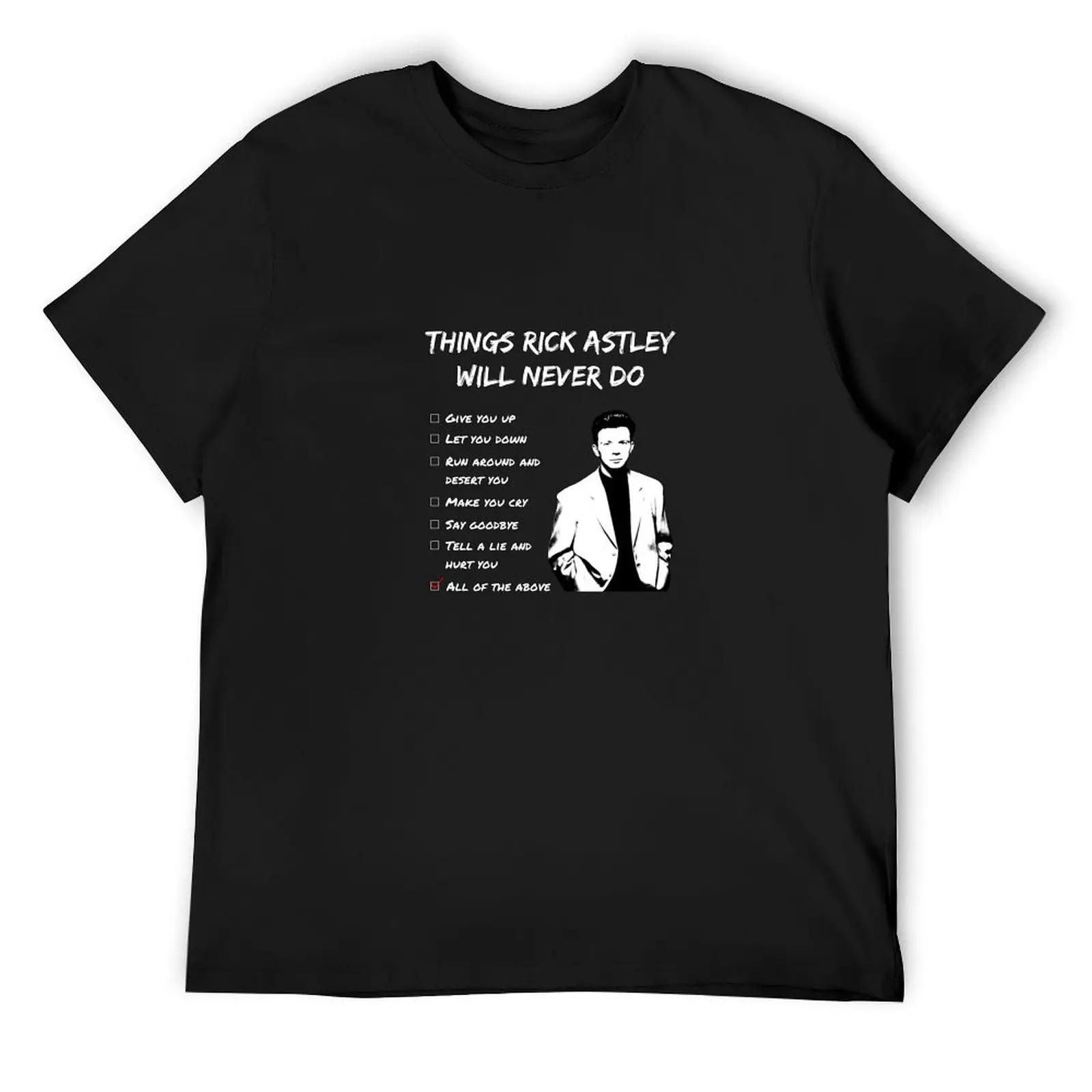 Rickroller (light) T-Shirt anime shirt vintage t shirts valentines boutique clothes shirts graphic Men's t shirts
Rickroller (light) T-Shirt anime shirt vintage t shirts valentines boutique clothes shirts graphic Men's t shirts